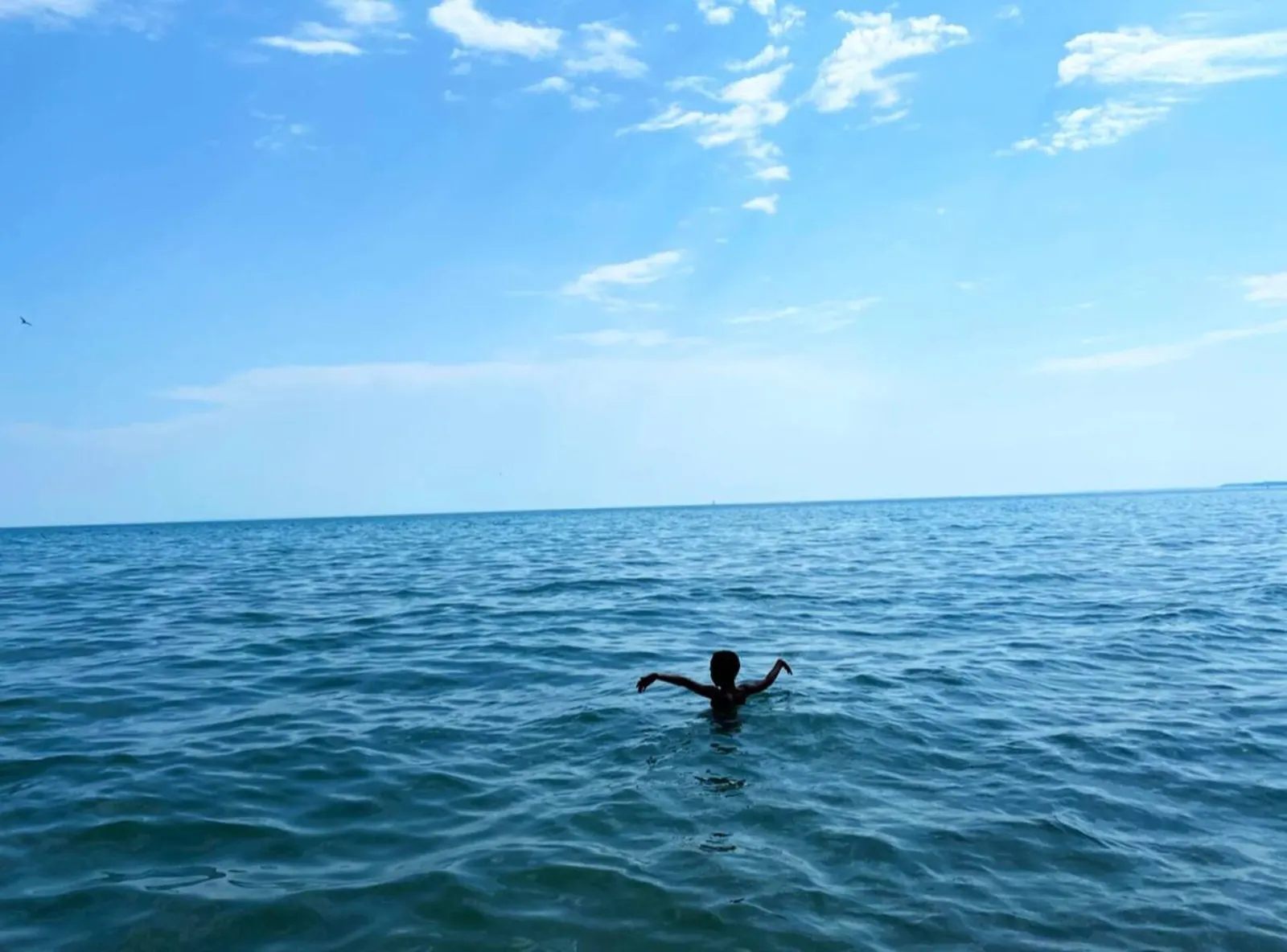 Swimming in Lake Erie